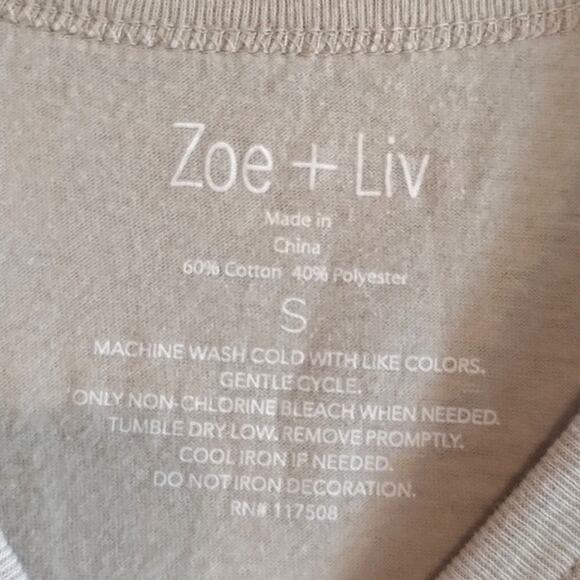 Zoe + Liv Nashville USA Guitar Rainbow Graphic Fitted Baby-doll T-shirt S - Picture 4 of 6